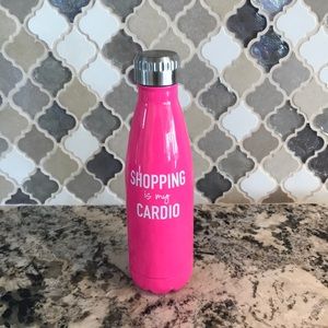 Hot pink water bottle